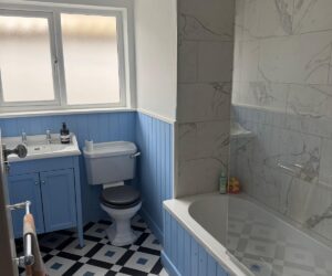 Bathroom refurbishment final product