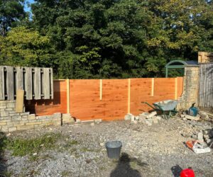 Boundary wall in need of rebuild